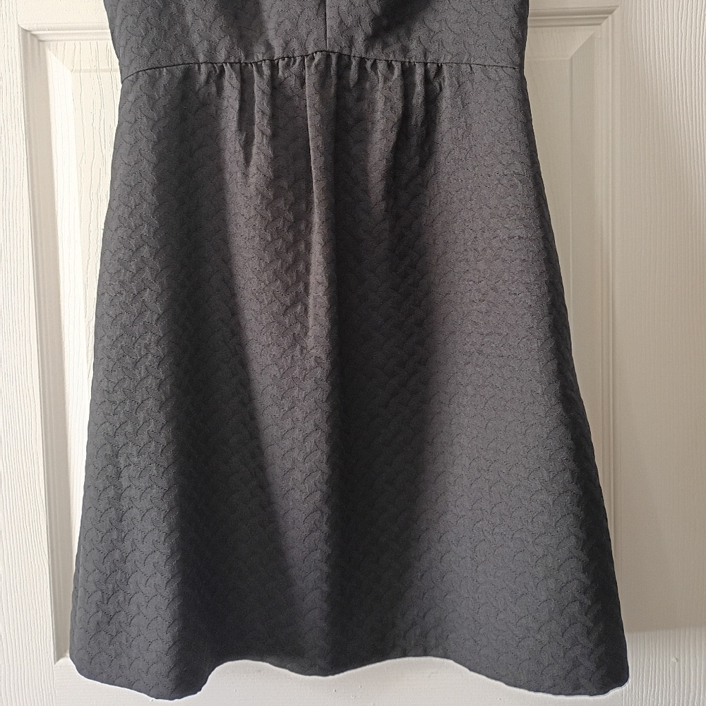 Anthropologie HD In Paris Black Textured Empress Dress with Pockets - Picture 4 of 14